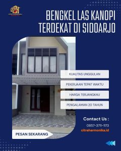 Bengkel las kanopi terdekat di Sidoarjo