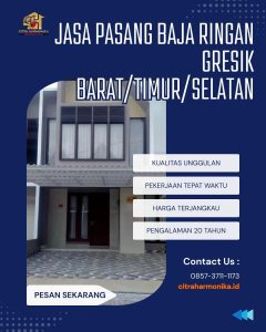 Jasa pasang baja ringan Gresik BaratTimurSelatan