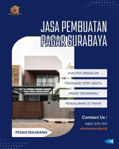 Jasa pembuatan pagar Surabaya