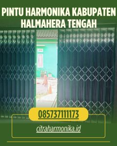 Pintu Harmonika Kabupaten Halmahera Tengah