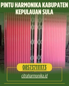 Pintu Harmonika Kabupaten Kepulauan Sula