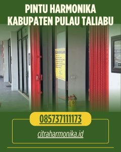 Pintu Harmonika Kabupaten Pulau Taliabu