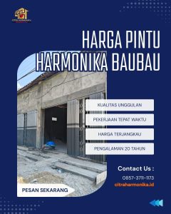 Harga Pintu Harmonika Baubau