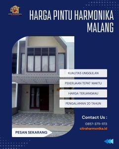 Harga Pintu Harmonika Malang