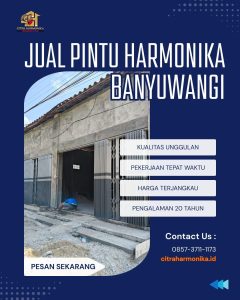 Jual Pintu Harmonika Banyuwangi