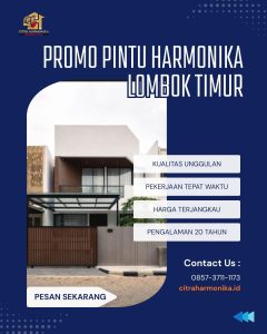 Promo Pintu Harmonika Lombok Timur