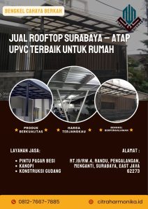 Jual Rooftop Surabaya – Atap uPVC Terbaik untuk Rumah