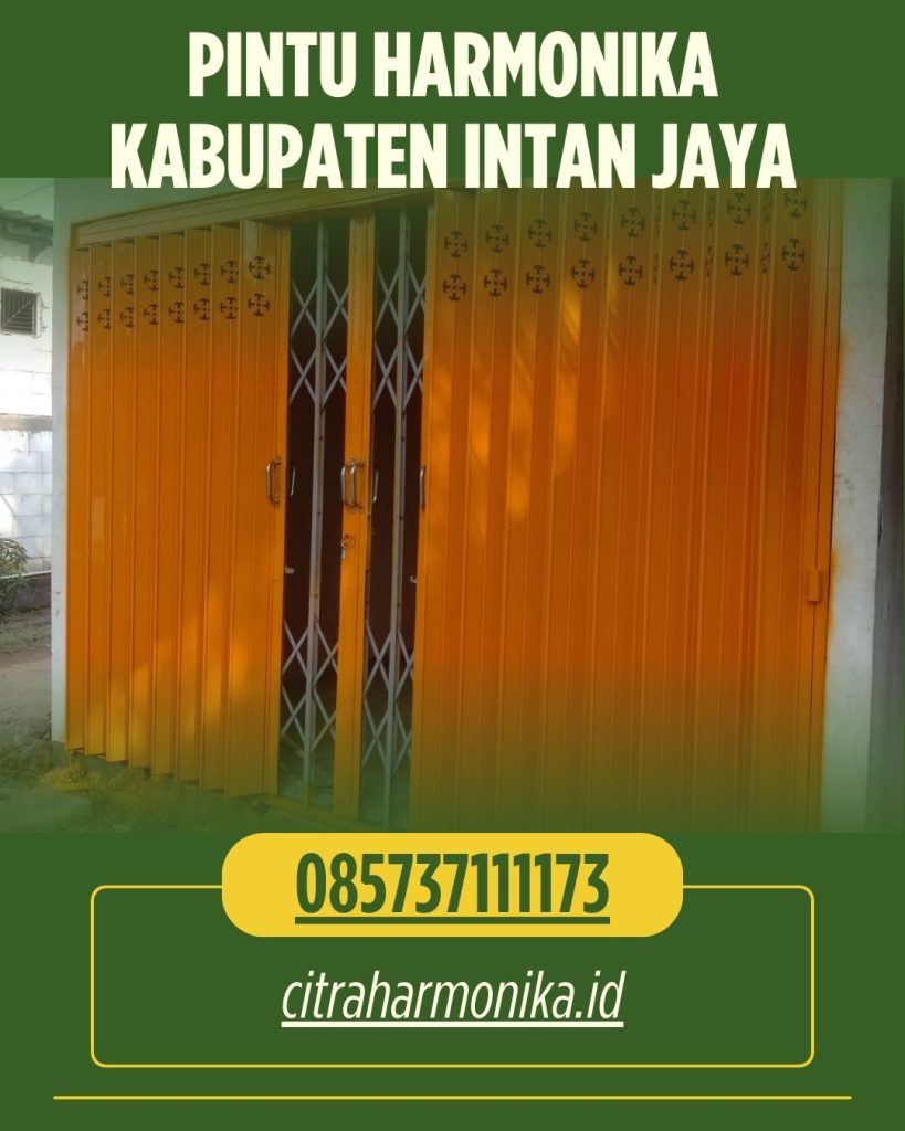 Pintu Harmonika Kabupaten Intan Jaya