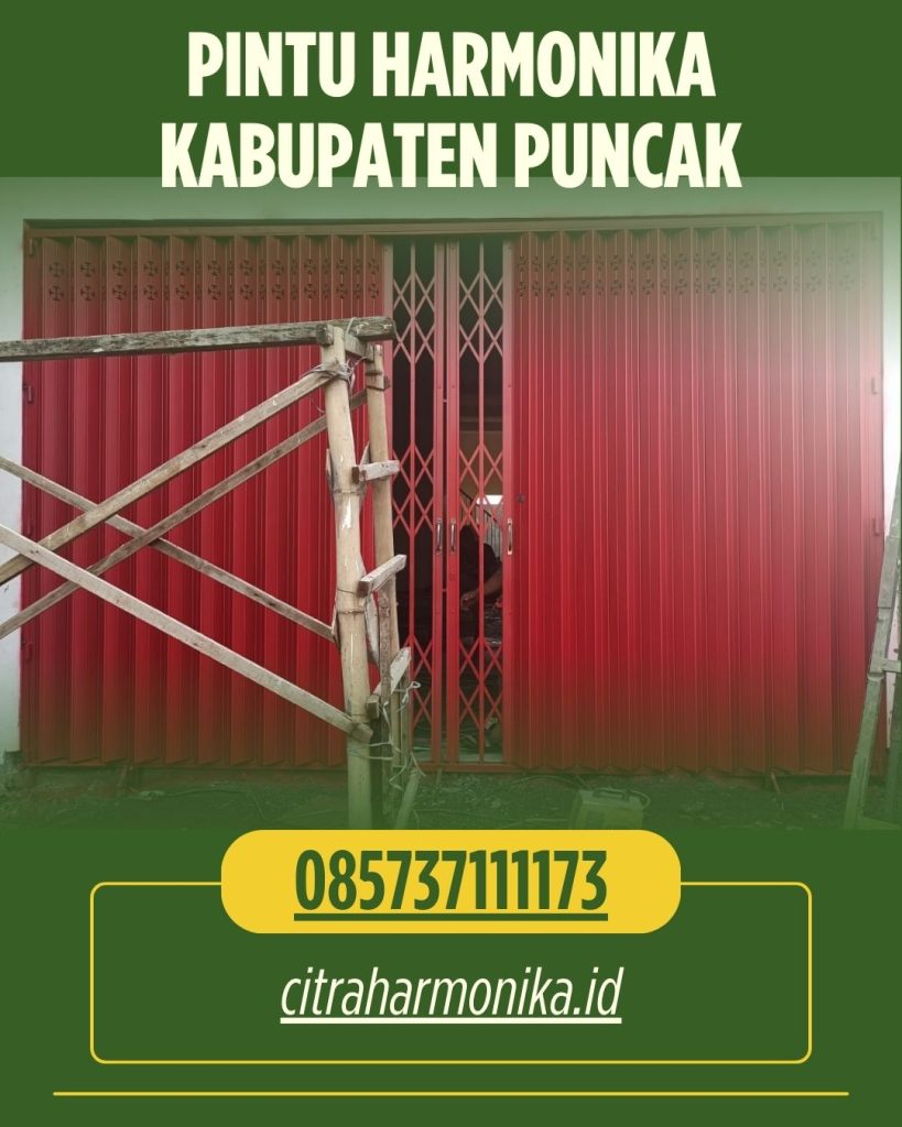 Pintu Harmonika Kabupaten Puncak