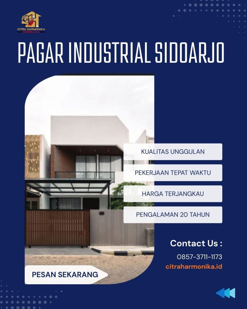 Pagar industrial Sidoarjo