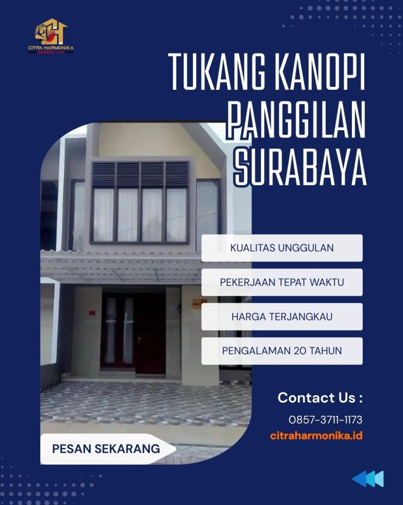 Tukang kanopi panggilan Surabaya