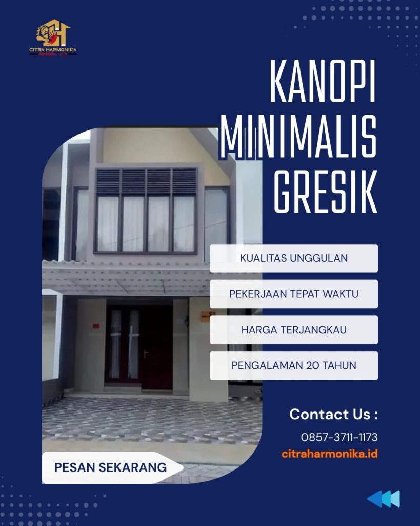 kanopi minimalis Gresik