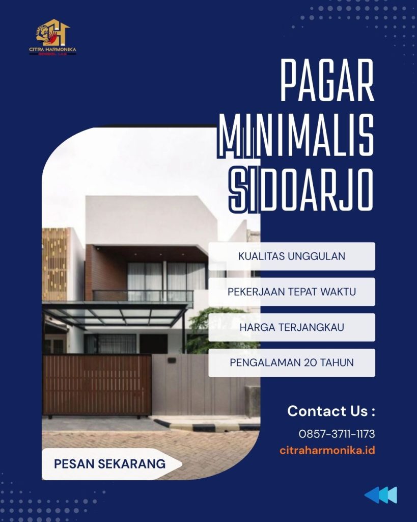pagar minimalis sidoarjo
