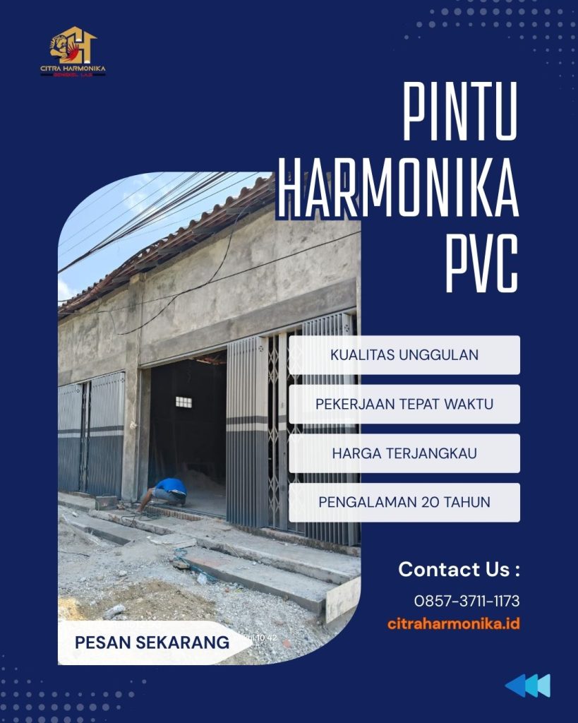 pintu harmonika pvc