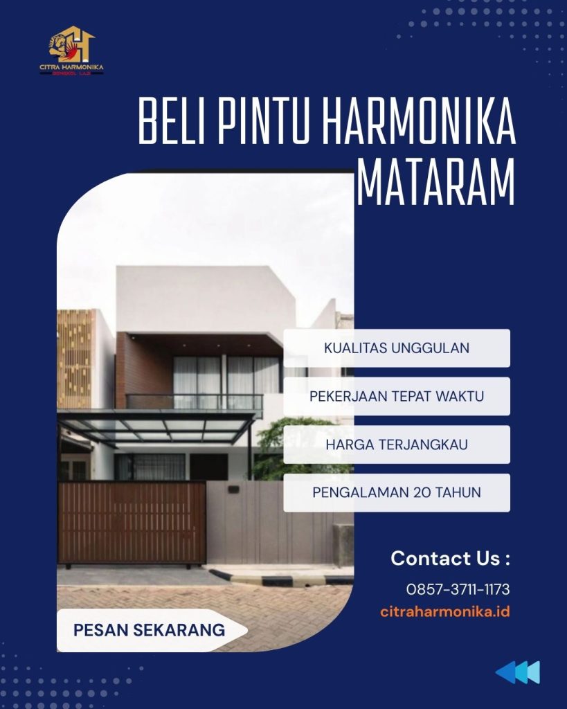 Beli Pintu Harmonika Mataram