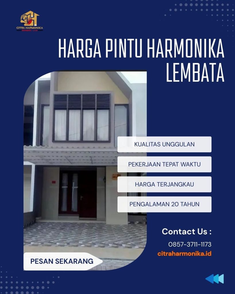 Harga Pintu Harmonika Lembata